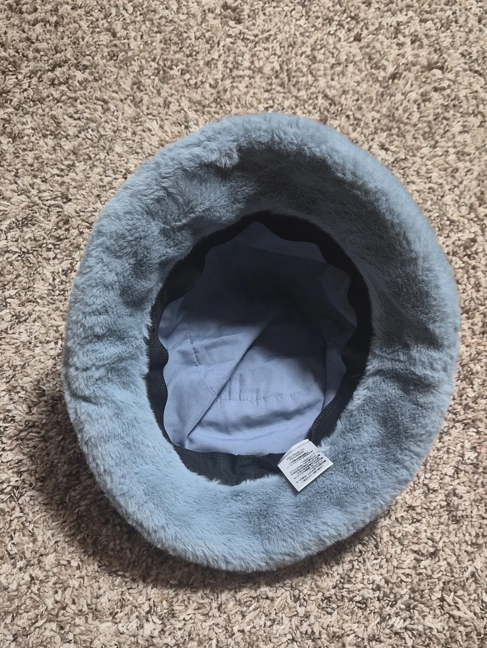 Disney Tokyo Resort Blue Fleece Mickey Ears Bucket Hat